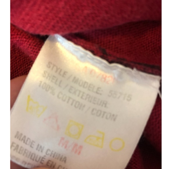 Vintage Ripzone black and red Buffalo hunter plaid check cotton knit sweater EUC - Picture 3 of 3